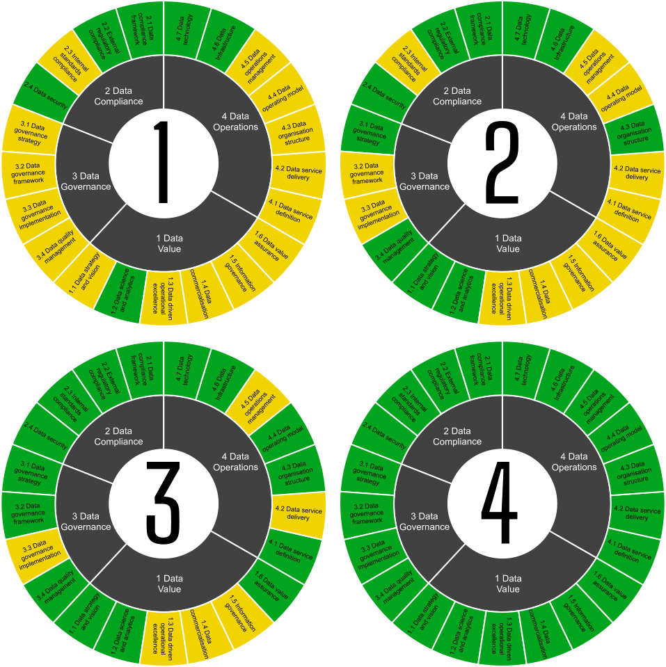 Data Capability RAG Wheel Phases